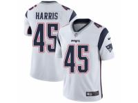 Men Nike New England Patriots #45 David Harris White Vapor Untouchable Limited Player NFL Jersey