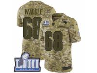 Men Nike New England Patriots #68 LaAdrian Waddle Limited Camo 2018 Salute to Service Super Bowl LIII Bound NFL Jersey