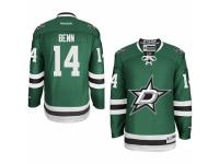 Men Reebok Dallas Stars #14 Jamie Benn Premier Green Home NHL Jersey