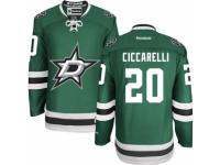 Men Reebok Dallas Stars #20 Dino Ciccarelli Premier Green Home NHL Jersey