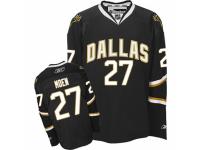 Men Reebok Dallas Stars #27 Travis Moen Premier Black NHL Jersey