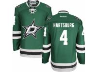 Men Reebok Dallas Stars #4 Craig Hartsburg Premier Green Home NHL Jersey