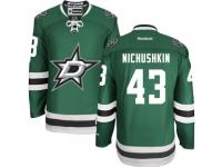 Men Reebok Dallas Stars #43 Valeri Nichushkin Premier Green Home NHL Jersey