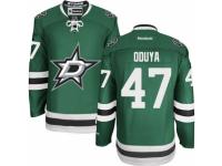 Men Reebok Dallas Stars #47 Johnny Oduya Premier Green Home NHL Jersey