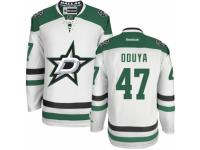 Men Reebok Dallas Stars #47 Johnny Oduya Premier White Away NHL Jersey