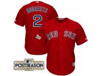Men Xander Bogaerts #2 Boston Red Sox 2017 Postseason Scarlet Cool Base Jersey