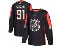 Men's Adidas Dallas Stars #91 Tyler Seguin Authentic Black 2018 All-Star Central Division NHL Jersey