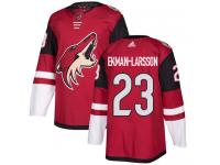 Men's Adidas Oliver Ekman-Larsson Authentic Burgundy Red Home NHL Jersey Arizona Coyotes #23