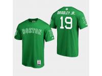 Men's Boston Red Sox 2019 St. Patrick's Day #19 Green Jackie Bradley Jr. T-Shirt