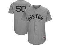 Men's Boston Red Sox Mookie Betts Majestic Gray Turn Back the Clock Authentic Player Fahion Jersey