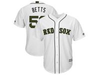 Men's Boston Red Sox Mookie Betts Majestic White 2018 Memorial Day Cool Base Player Jersey