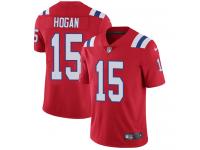 Men's Limited Chris Hogan #15 Nike Red Alternate Jersey - NFL New England Patriots Vapor Untouchable
