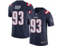Men's Limited Lawrence Guy #93 Nike Navy Blue Jersey - NFL New England Patriots Rush