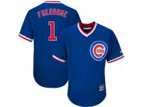 Men's Majestic Chicago Cubs #1 Kosuke Fukudome Royal Blue Cooperstown MLB Jersey