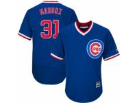Men's Majestic Chicago Cubs #31 Greg Maddux Royal Blue Cooperstown Cool Base MLB Jersey
