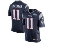 Men's New England Patriots Julian Edelman Nike Navy Super Bowl LIII Bound Game Jersey