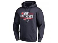 Men's New England Patriots Pro Line by Fanatics Branded Navy 2016 AFC Conference Champions Big & Tall Our Conference Pullover Hoodie