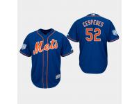 Men's New York Mets 2019 Spring Training #52 Royal Yoenis Cespedes Cool Base Jersey
