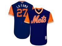 Men's New York Mets Jeurys Familia La Fama Majestic Royal 2017 Players Weekend Jersey