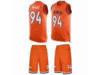 Men's Nike Denver Broncos #94 DeMarcus Ware Orange Tank Top Suit NFL Jersey