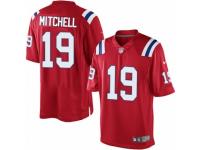 Men's Nike New England Patriots #19 Malcolm Mitchell Limited Red Alternate NFL Jersey