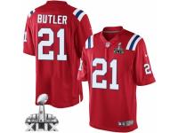 Men's Nike New England Patriots 21 Malcolm Butler Limited Red Alternate Super Bowl XLIX NFL Jersey