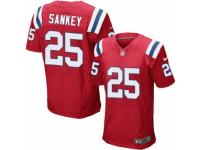Men's Nike New England Patriots 25 Bishop Sankey Elite Red Alternate NFL Jersey