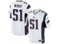 Men's Nike New England Patriots #51 Barkevious Mingo Limited White NFL Jersey