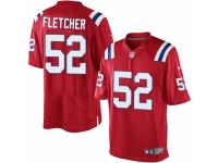 Men's Nike New England Patriots #52 Dane Fletcher Limited Red Alternate NFL Jersey