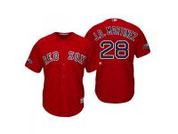 Men's Red Sox 2018 Postseason Alternate Scarlet J.D. Martinez Cool Base Jersey