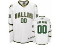 Men's Reebok Dallas Stars Customized Authentic White Third NHL Jersey