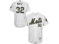 Mets #32 Steven Matz White (Blue Strip) Flexbase Authentic Collection 2016 Memorial Day Stitched Baseball Jersey