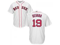 MLB Boston Red Sox #19 Koji Uehara Men White Cool Base Jersey