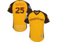 MLB Boston Red Sox #25 Jackie Bradley Men Majestic 2016 All-Star Authentic Flexbase Collection Jersey