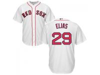 MLB Boston Red Sox #29 Roenis Elias Men White Cool Base Jersey