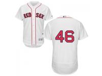 MLB Boston Red Sox #46 Craig Kimbrel Men White Authentic Flexbase Collection Jersey