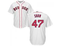 MLB Boston Red Sox #47 Travis Shaw Men White Cool Base Jersey