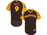 MLB Chicago Cubs #9 Javier Baez Men Majestic 2016 All-Star Authentic Flexbase Collection Jersey