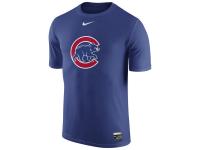 MLB Men Nike Chicago Cubs Nike Authentic Collection Legend Logo 1.5 Performance T-Shirt - Royal Blue