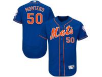 MLB New York Mets #50 Rafael Montero Men Royal Authentic Flexbase Collection Jersey