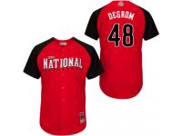 National League Authentic Mets #48 Jacob DeGrom 2015 All-Star Stitched Jersey