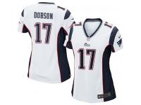 New England Patriots Aaron Dobson Women's Road Jersey - White Nike NFL #17 Game