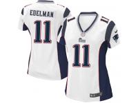 New England Patriots Julian Edelman Women's Road Jersey - White Nike NFL #11 Game
