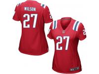 New England Patriots Tavon Wilson Women's Alternate Jersey - Red Nike NFL #27 Game