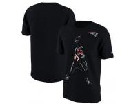NFL Men's New England Patriots Rob Gronkowski Black T-Shirt