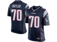 Nike Adam Butler Game Navy Blue Home Youth Jersey - NFL New England Patriots #70