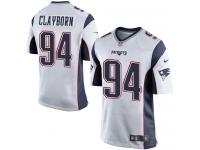 Nike Adrian Clayborn Game White Road Youth Jersey - NFL New England Patriots #94