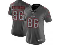 Nike Cordarrelle Patterson Limited Gray Static Women's Jersey - NFL New England Patriots #86 Vapor Untouchable