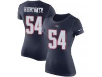 Nike Dont'a Hightower Navy Blue Rush Pride Name & Number Women's - NFL New England Patriots #54 T-Shirt