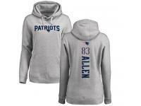 Nike Dwayne Allen Ash Backer Women's - NFL New England Patriots #83 Pullover Hoodie
